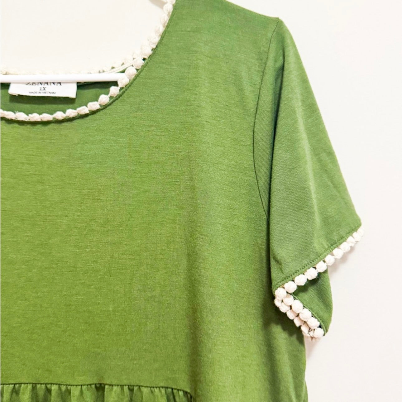 Women’s Zenana Olive Tunic Size 1X