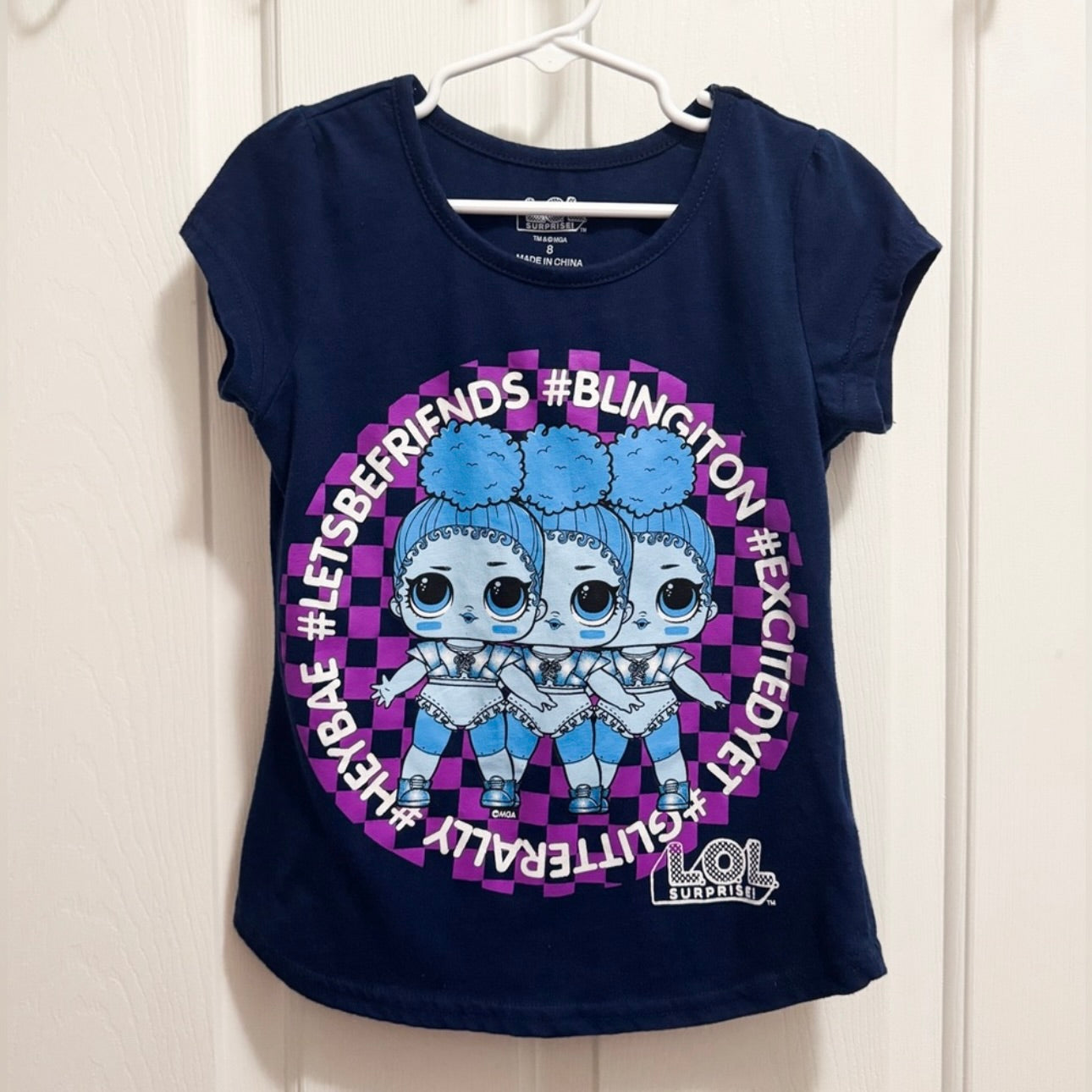 Kids L.O.L Graphic Tee Size 8