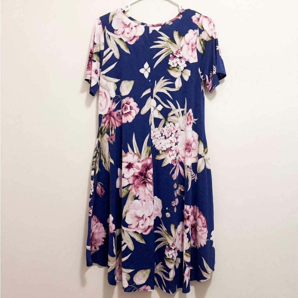 Women’s Blue Floral Dress Size Medium