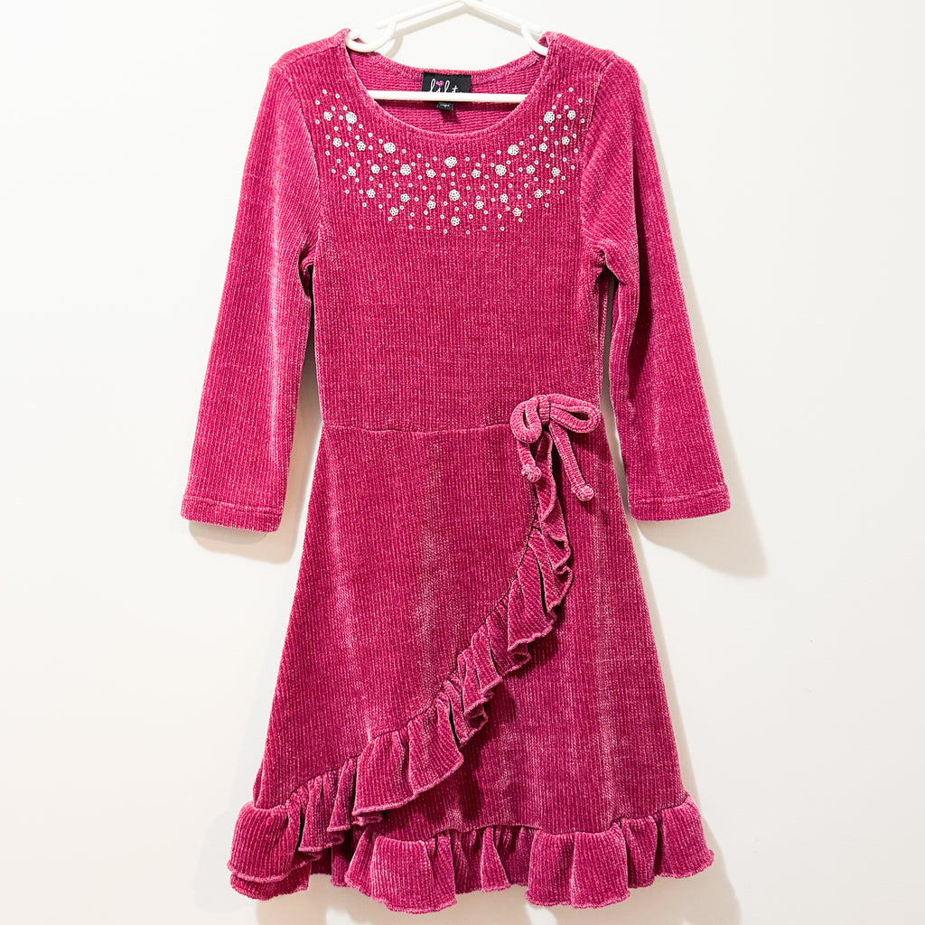 Kids Sequin Sweater Dress Size 7