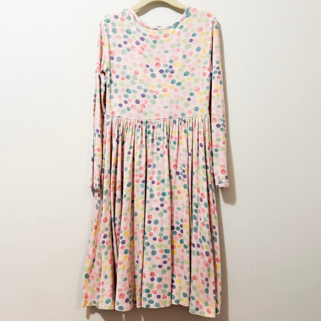 Kids Posh Peanut Multicolor Polka Dot Dress Size 7