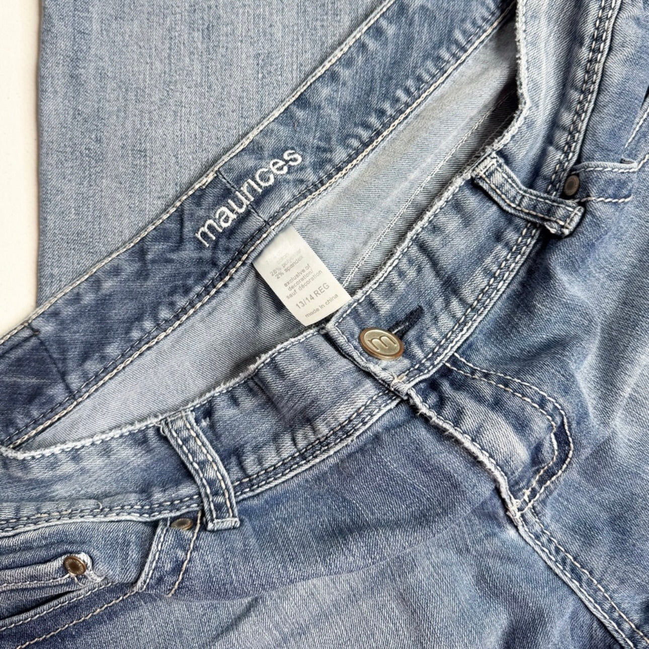 Women’s Maurices Light Blue Jeans Size 13/14