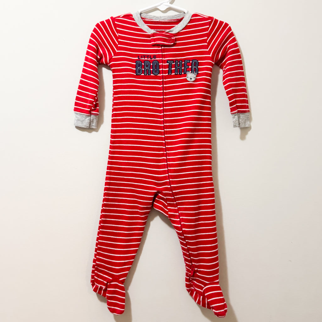 Kids Little Brother Footie Pajamas Size 9AM