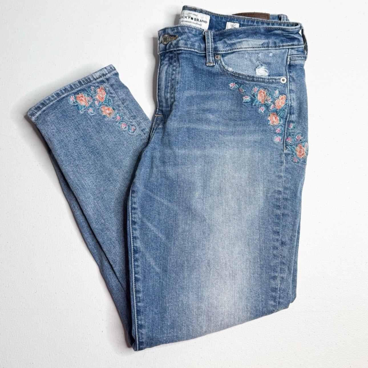 Women’s Lucky Brand Floral Jeans Size 12/31