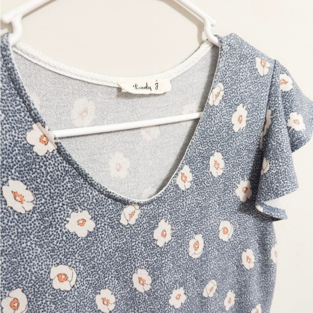 Women’s Blue Floral Dress Size Medium