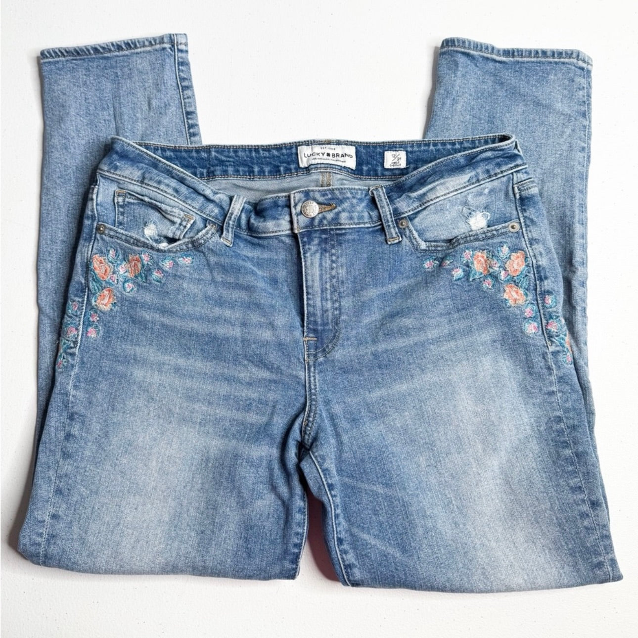 Women’s Lucky Brand Floral Jeans Size 12/31