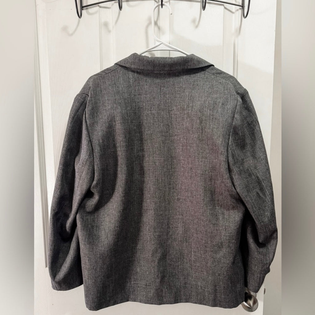 Women’s Alfred Dunner Charcoal Blazer Size 14