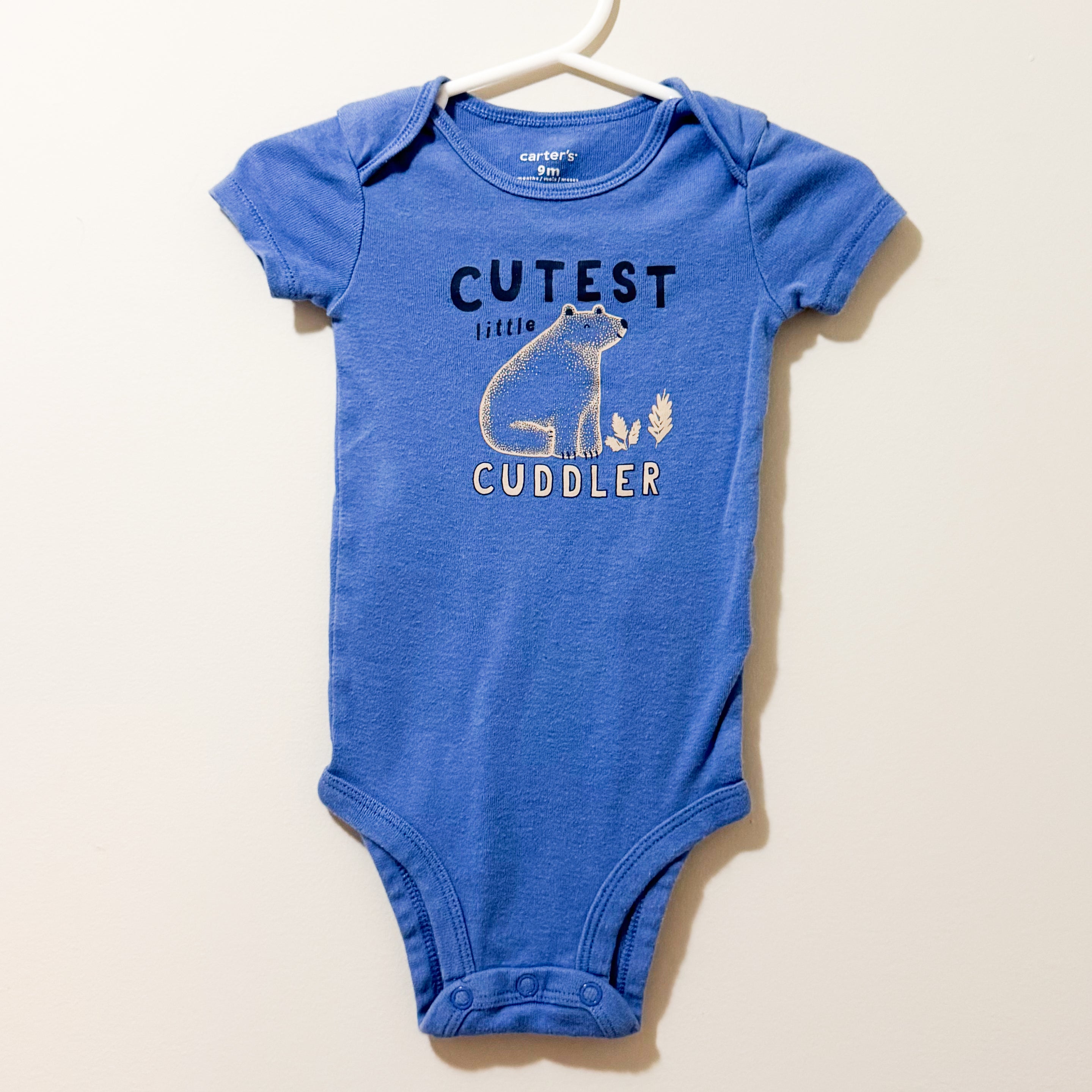 Kids Carter’s Bear Onesie Size 9M