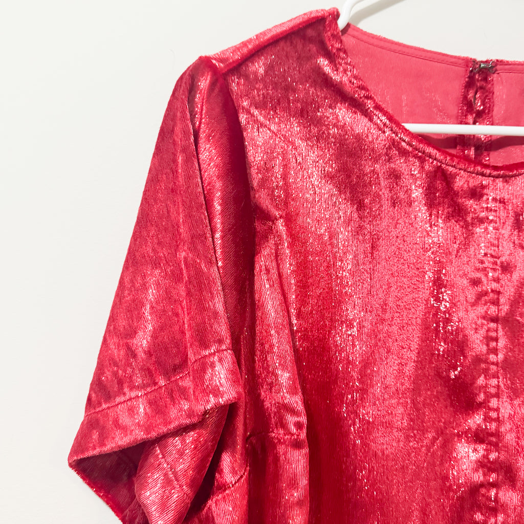 Women’s Lane Bryant Sparkle Red Top Size 16