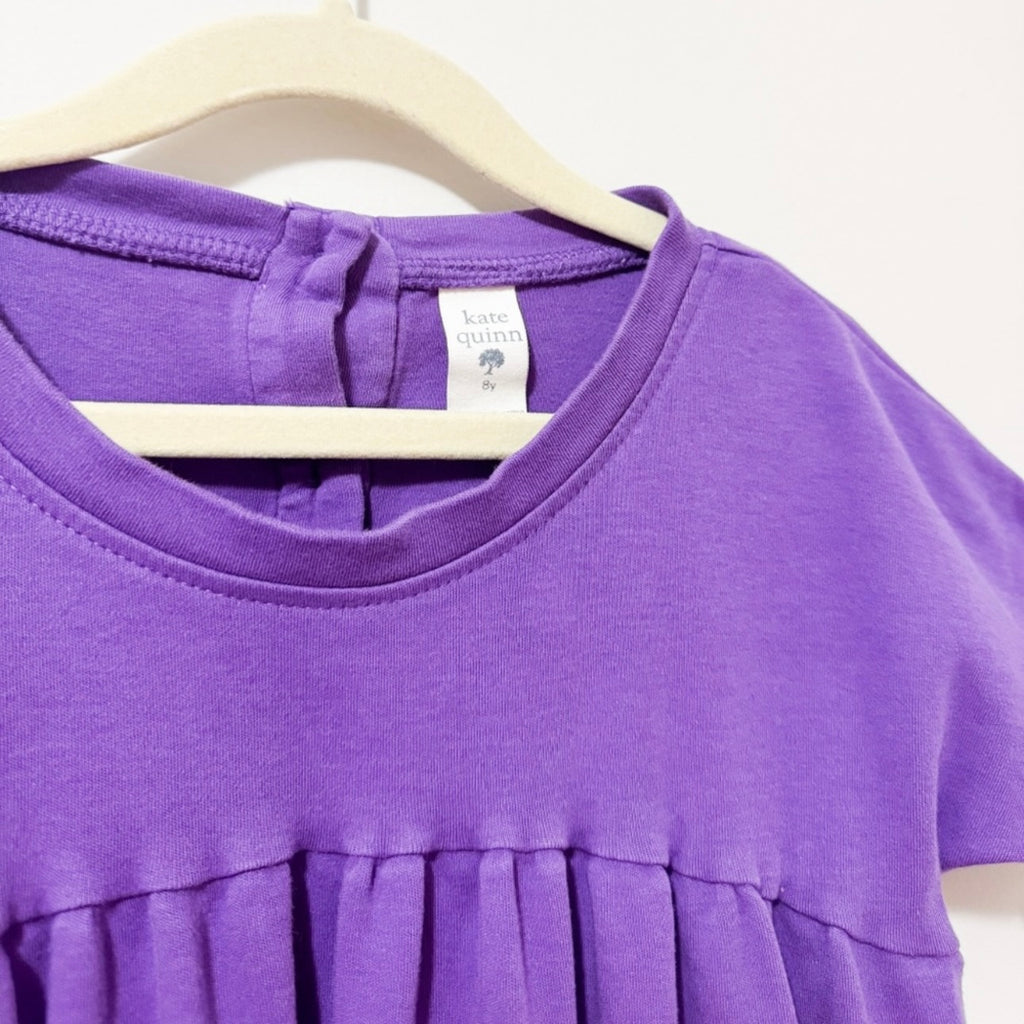 Kids Kate Quinn Casual Purple Dress Size 8