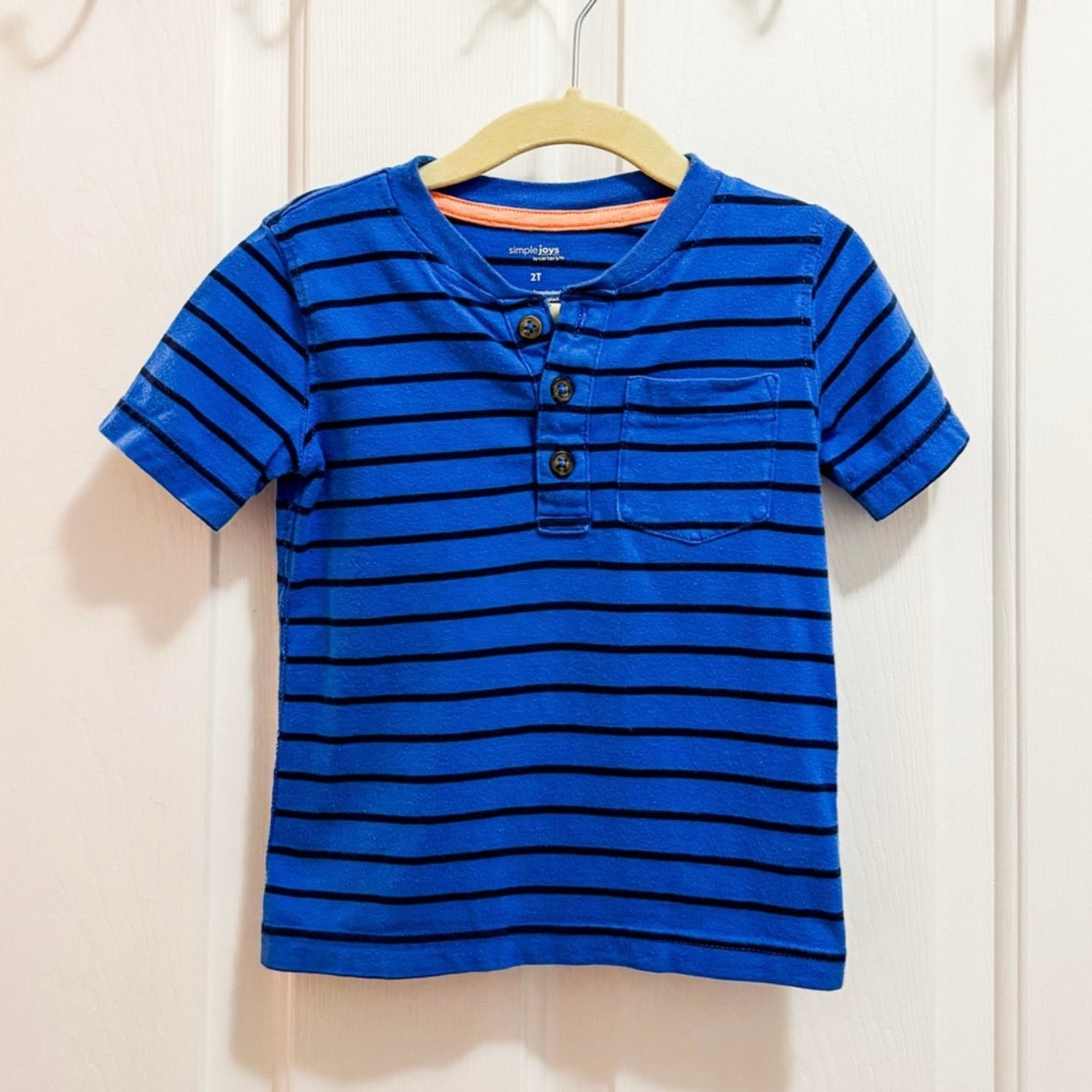 Kids Carter’s Blue Striped Tee Size 2T