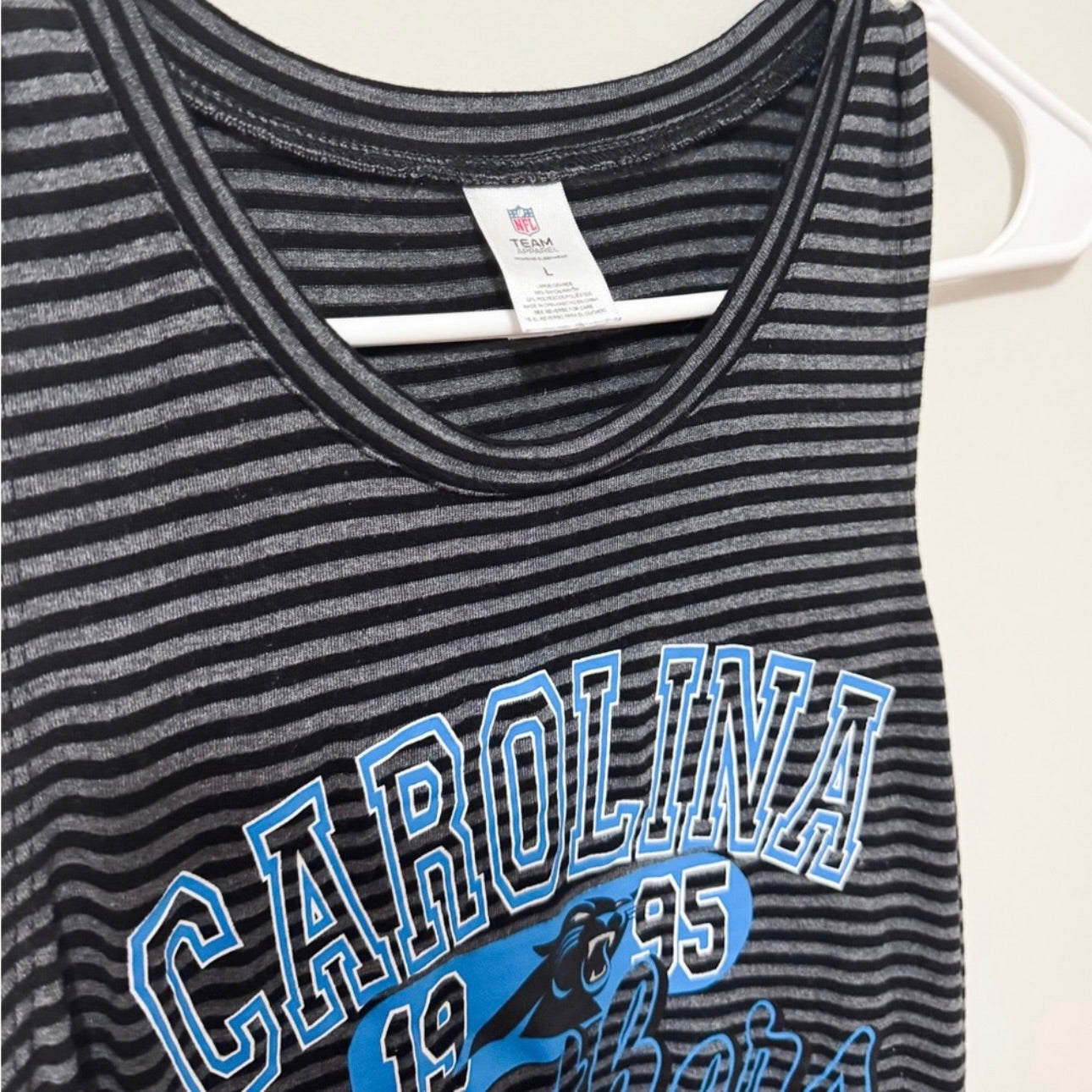 Women’s NFL Carolina Panthers Tank Size Large