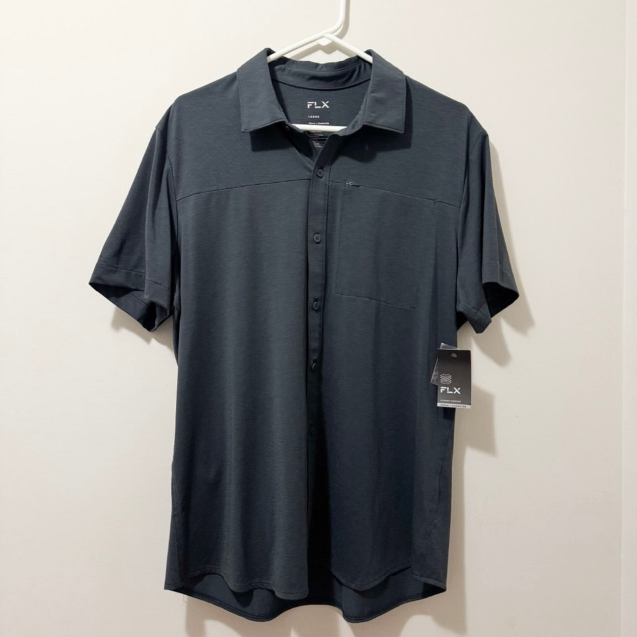 Men’s Charcoal Grey FLX Tee Size Large