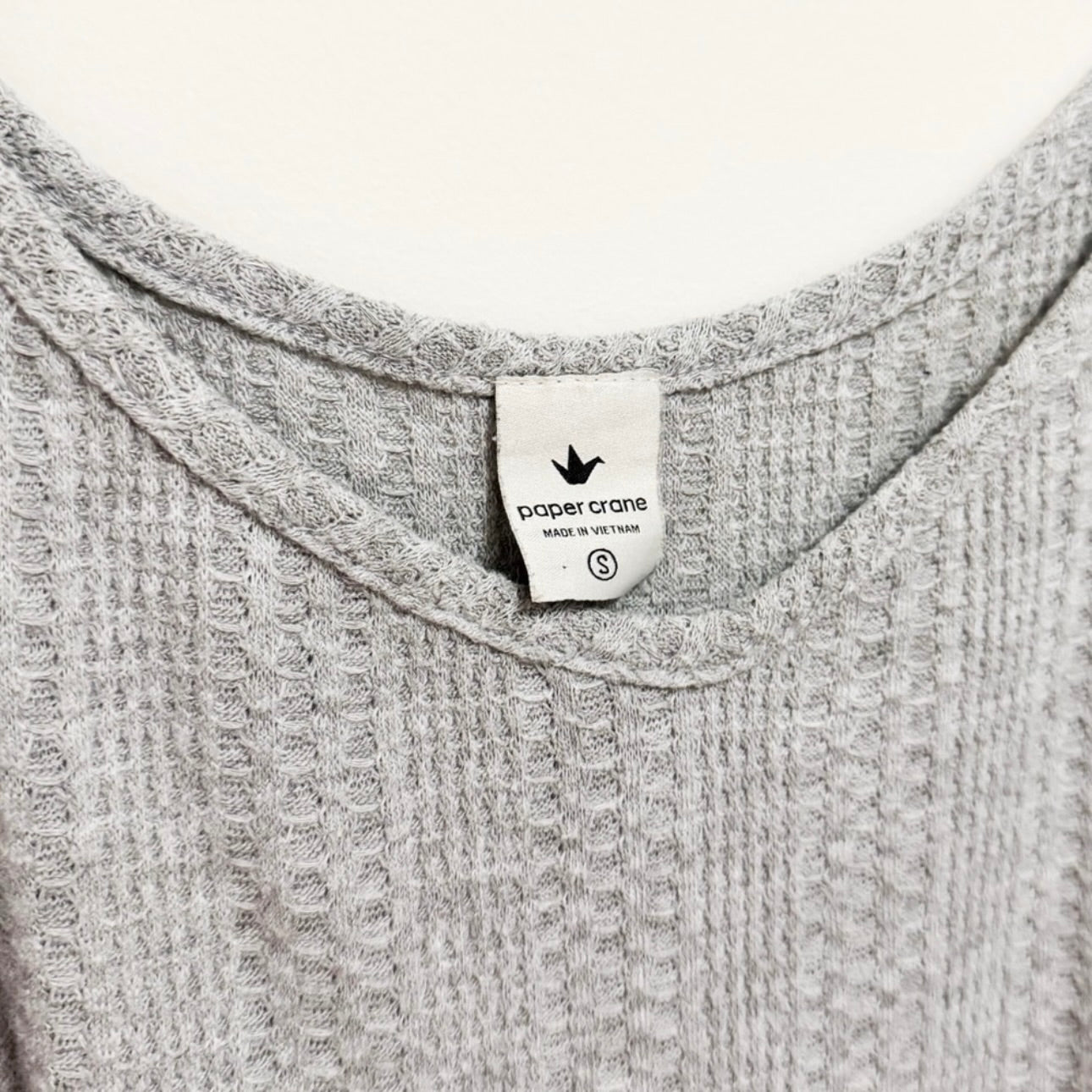 Women’s Grey Ribbed Camisole Size Small