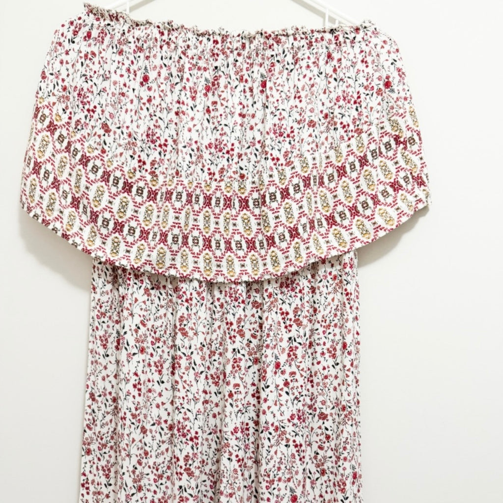 Women’s Floral Off-Shoulder Floral Jumpsuit