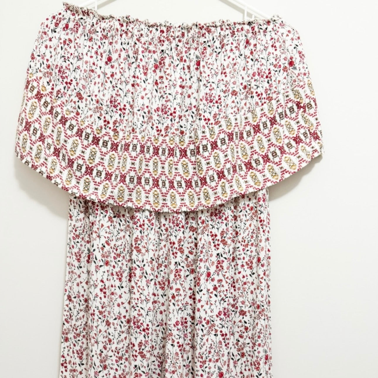 Women’s Floral Off-Shoulder Floral Jumpsuit