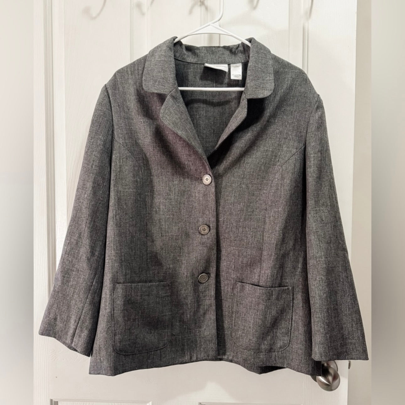 Women’s Alfred Dunner Charcoal Blazer Size 14
