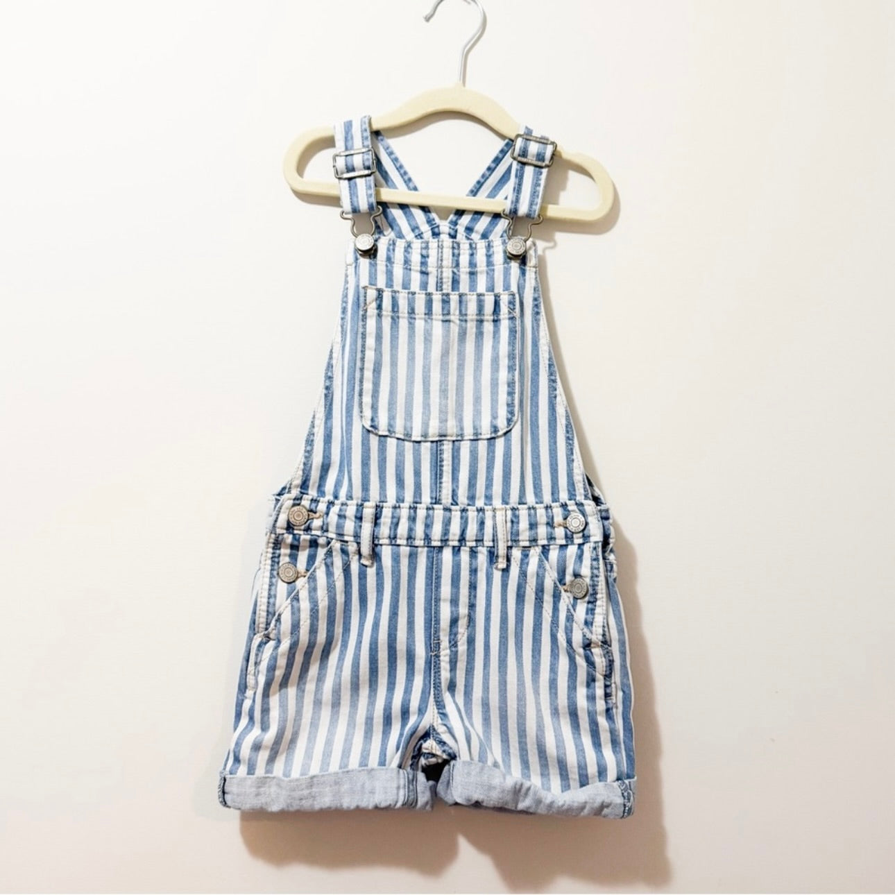 Kids GAP Stripped Overalls Size Small