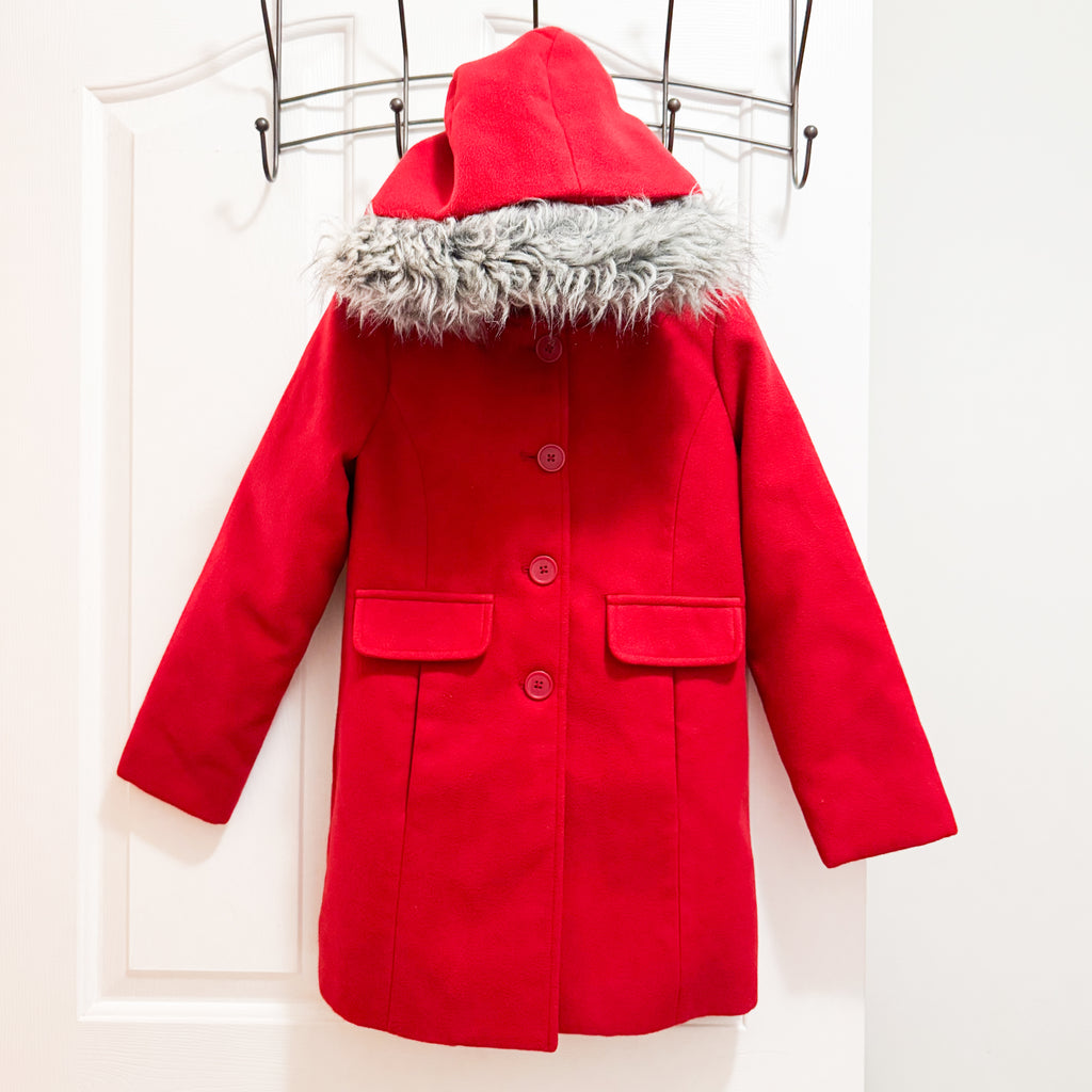 Kids Cat & Jack Red Coat Size Small