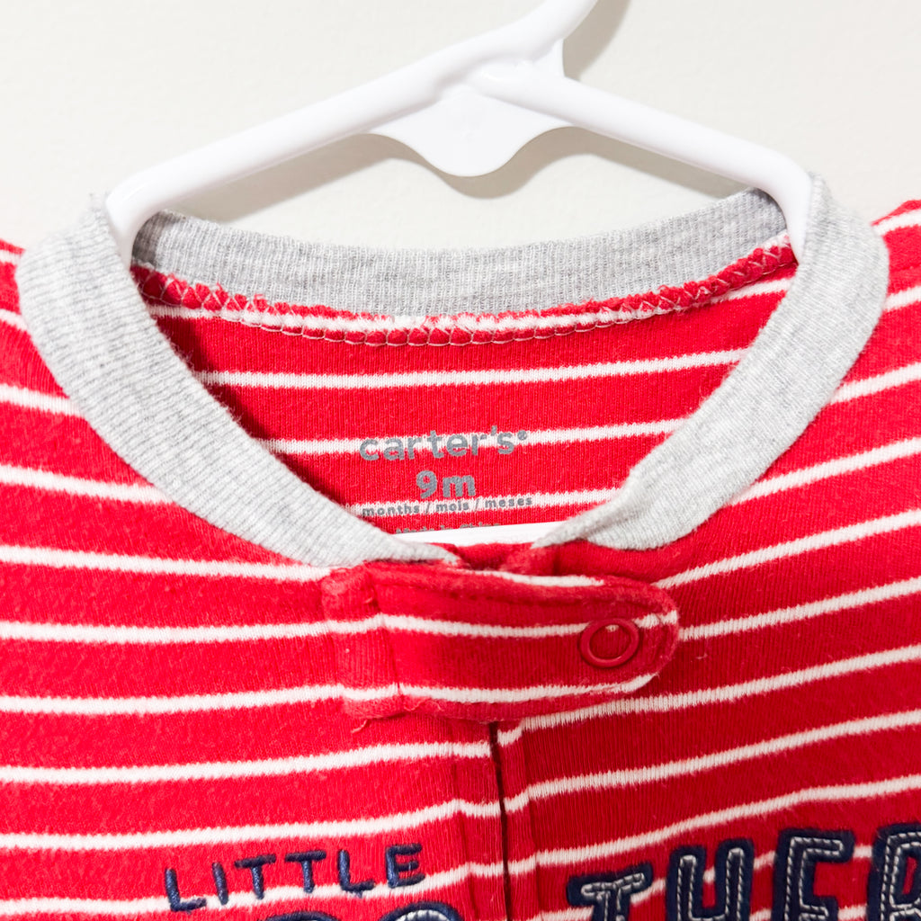 Kids Little Brother Footie Pajamas Size 9AM