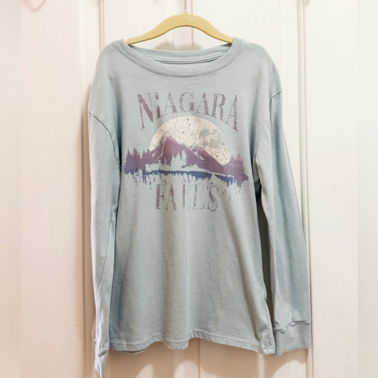 Kids Niagara Falls Long Sleeve Graphic Tee Size 6/6X
