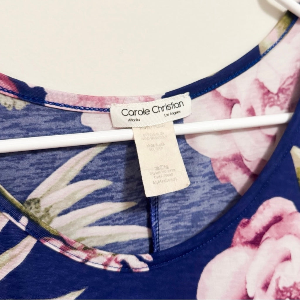 Women’s Blue Floral Dress Size Medium