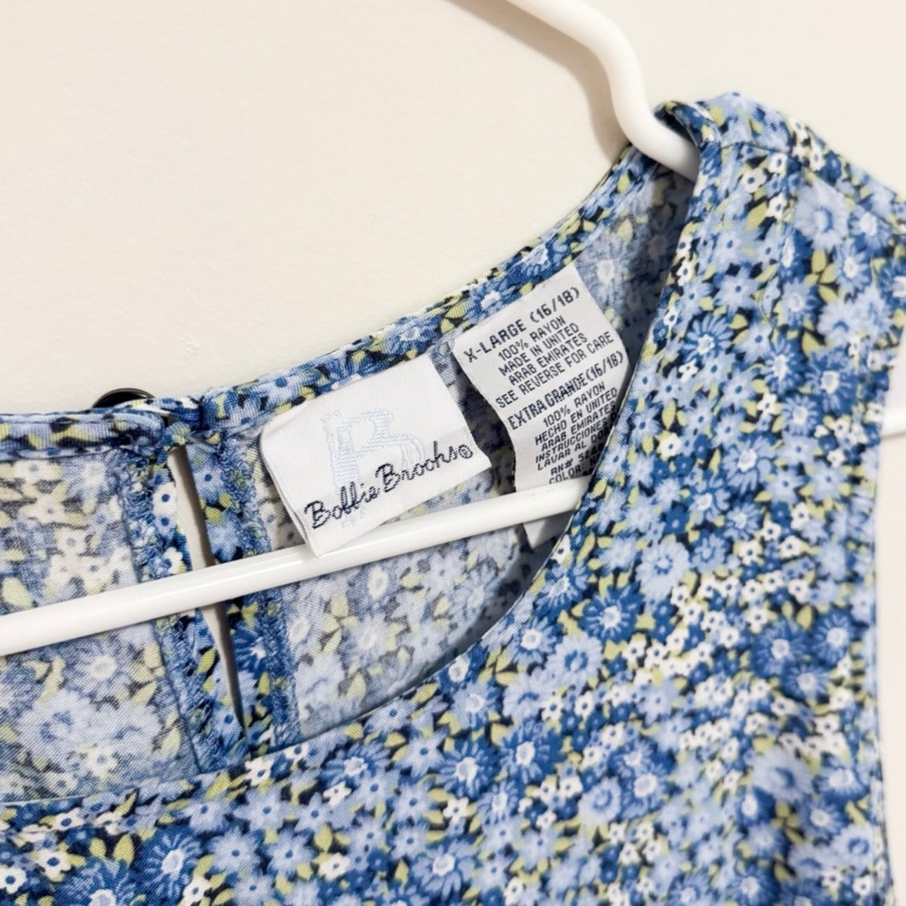 Women’s Blue Floral Dress Size XL