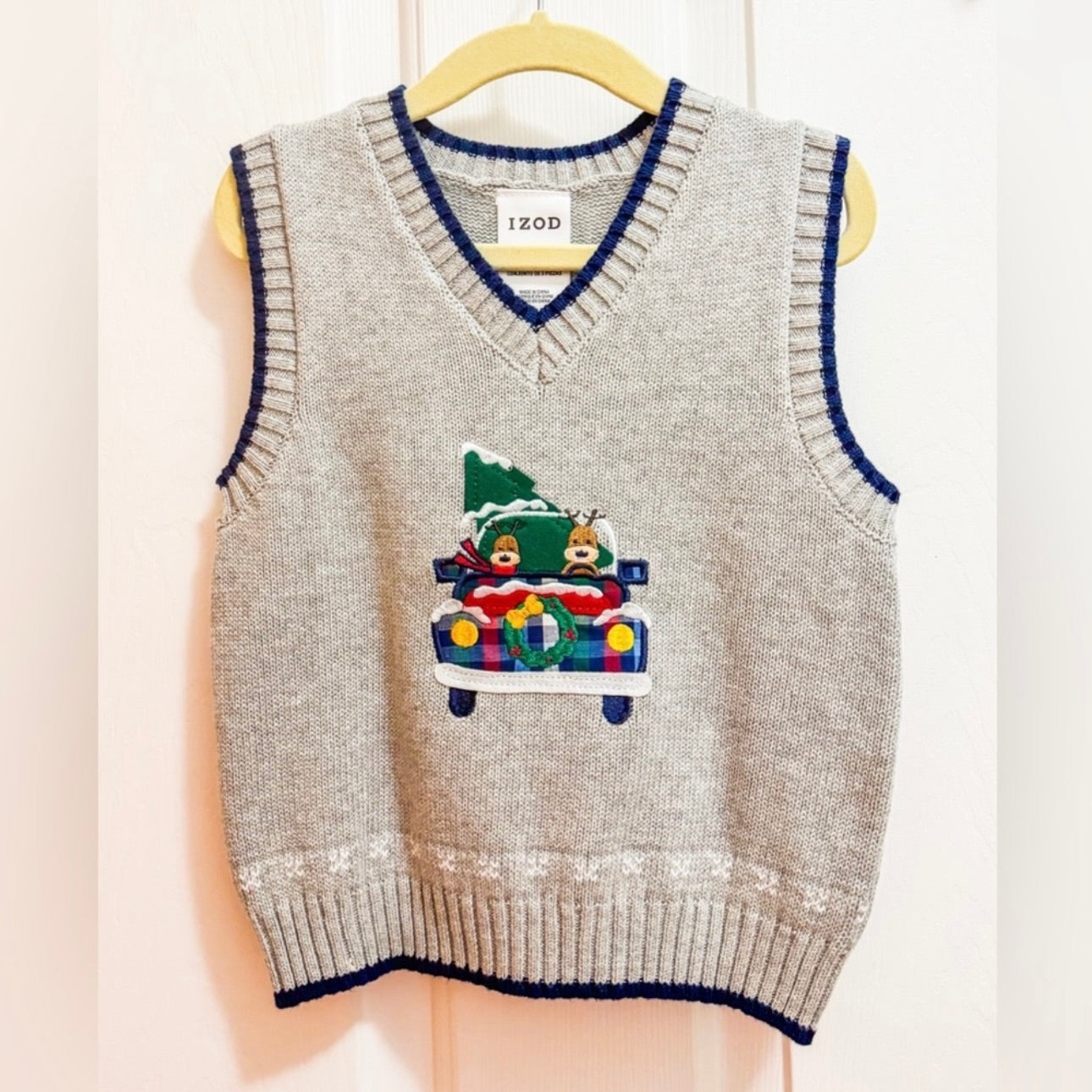 Kids Festive Knit Vest Size 2T