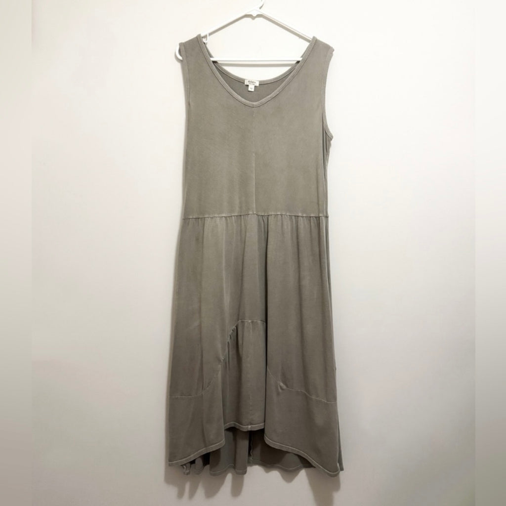 Women’s Grey High Low Sleeveless Dress Size XL