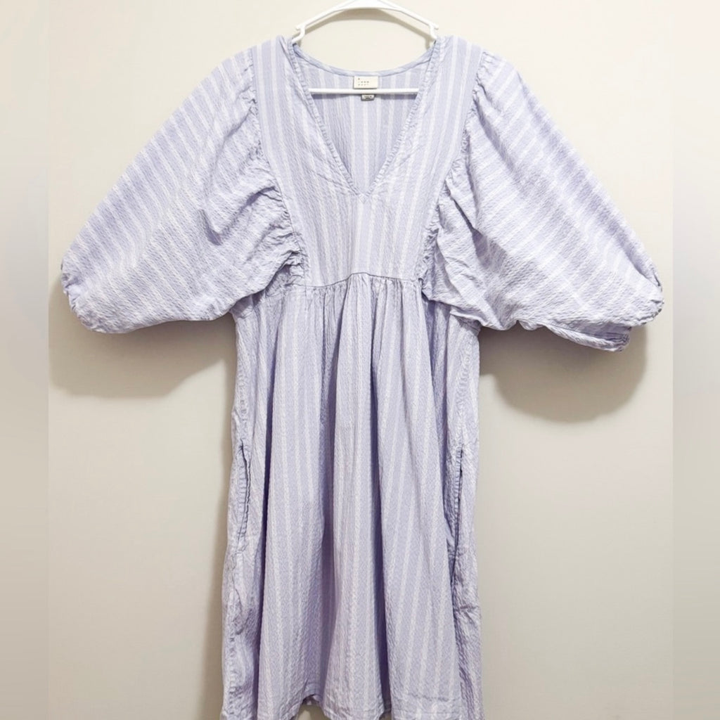 Women’s Purple Puff Sleeve Dress Size XL