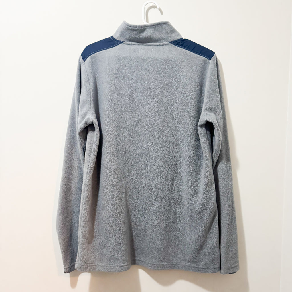 Kids Grey & Navy Fleece Jacket Size XL