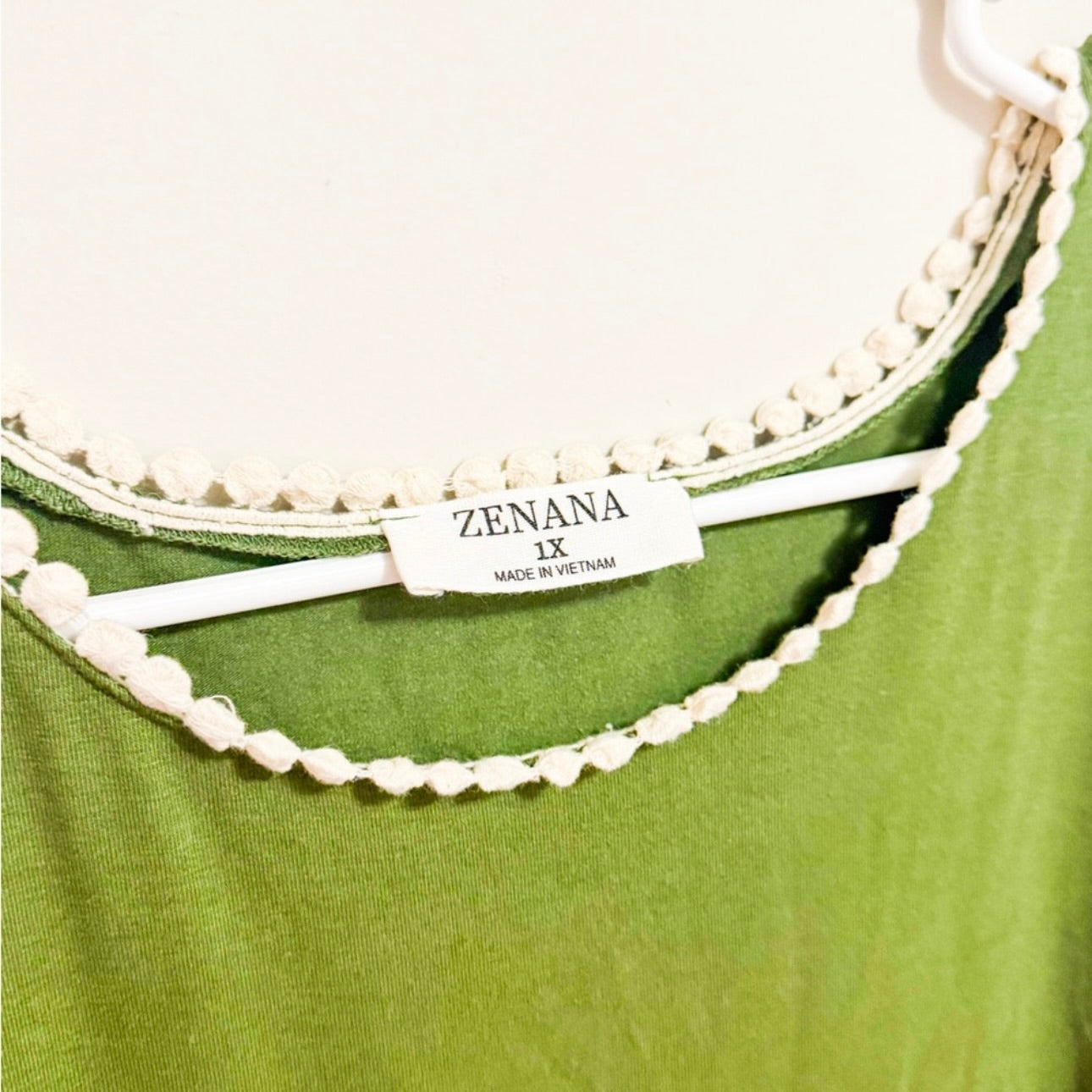 Women’s Zenana Olive Tunic Size 1X