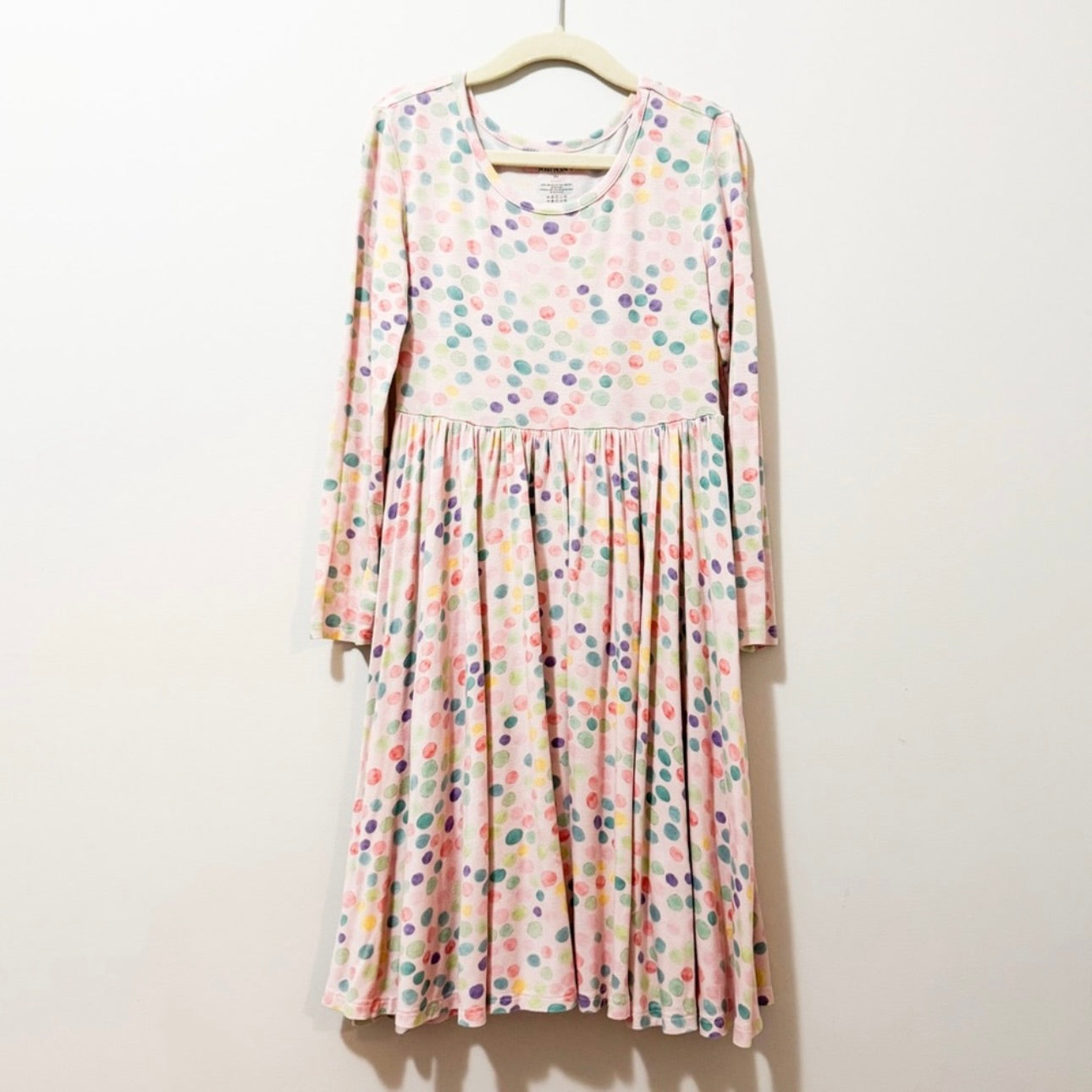Kids Posh Peanut Multicolor Polka Dot Dress Size 7