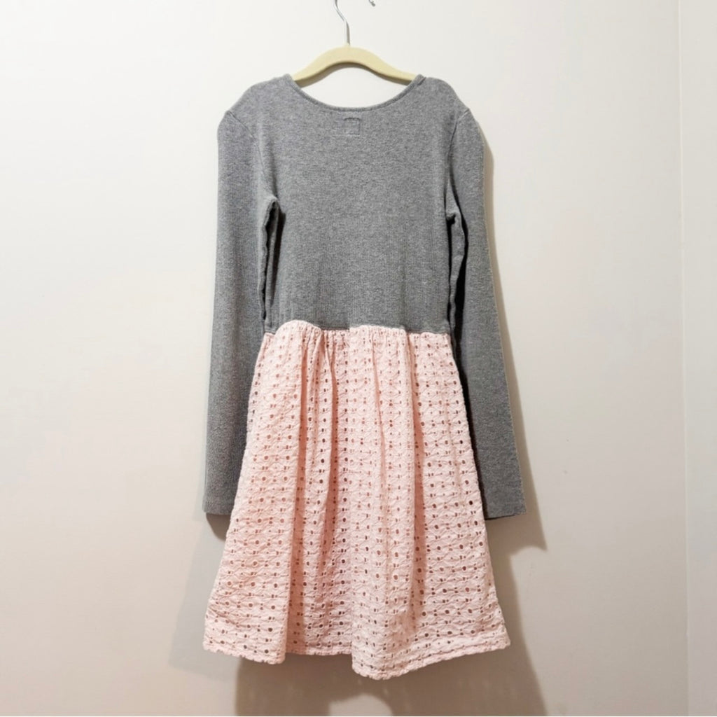 Kids GAP Pink & Grey Dress Size 10 Large