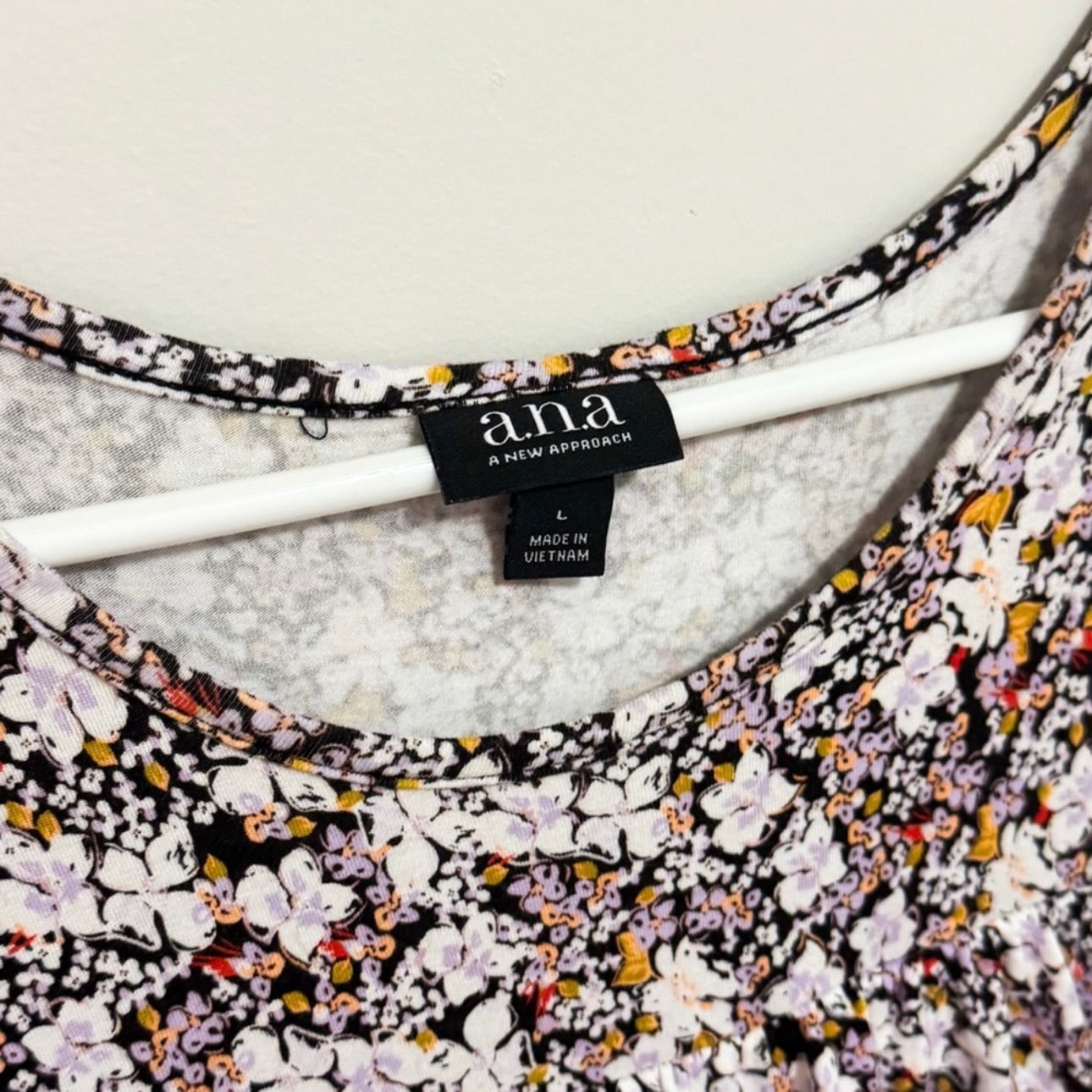 Women’s Multicolor Floral Midi Dress Size Large