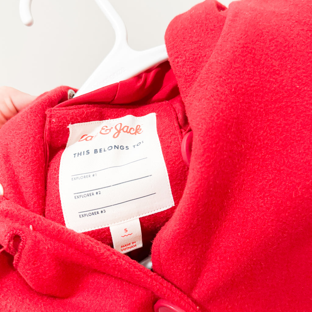 Kids Cat & Jack Red Coat Size Small